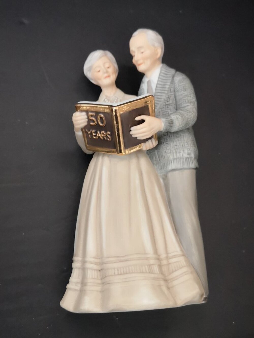 NIB Enesco Treasured Memories Handcrafted Porcelain Figurine "50 Years Together"